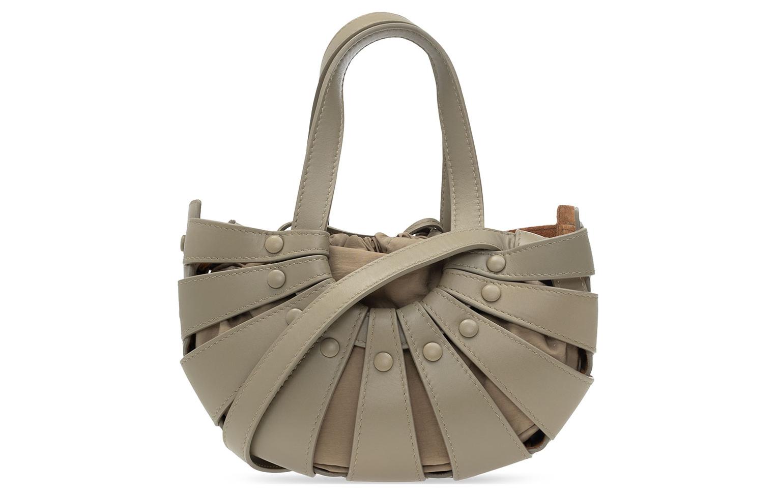 Женская сумка Bottega Veneta Shell (серая)