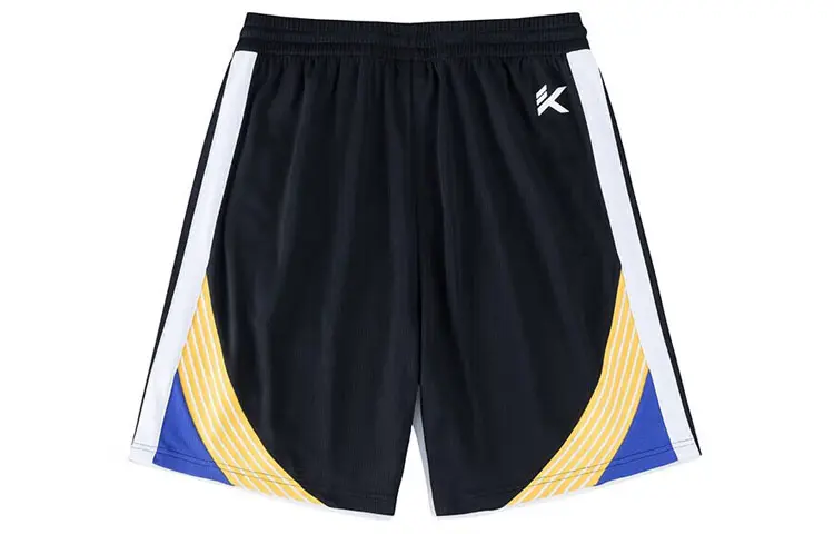 ANTA Basketball Collection Basketball Shorts Men's Black Moderate Straight Fit Pants
