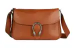 GUCCI Dionysus Leather Messenger Bag, Shoulder Bag, Crossbody Bag Regular Women's Brown