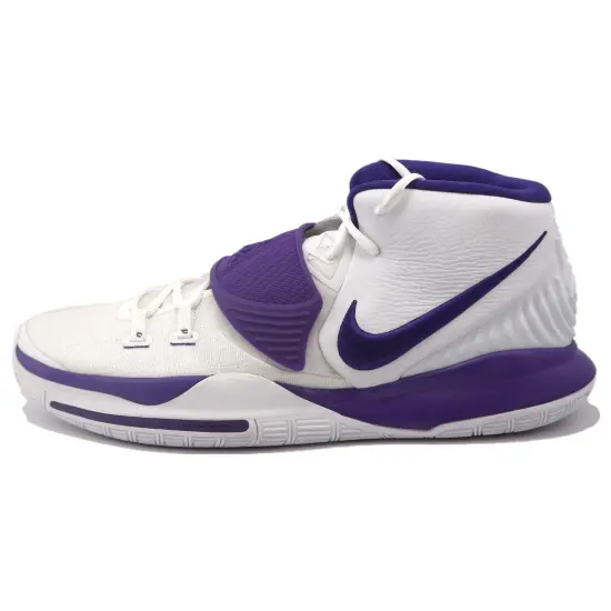 Nike Kyrie 6 Basketball Shoes Men Mid-top White/Purple