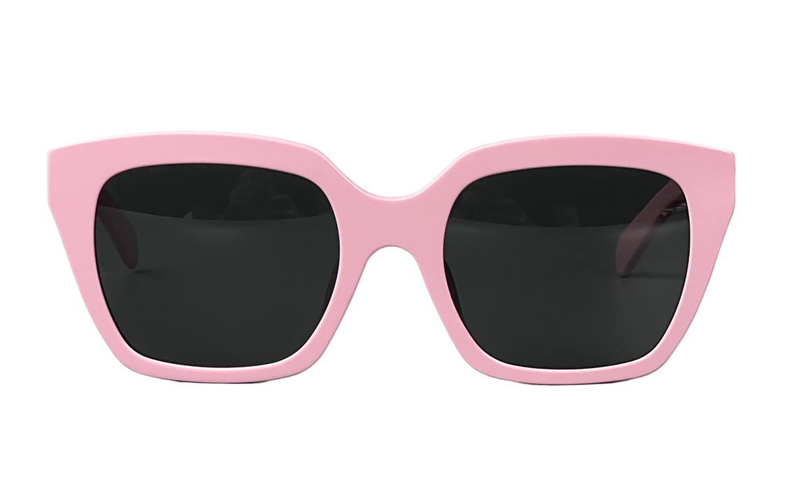 CELINE Acetate Square Sunglasses Women's Pink