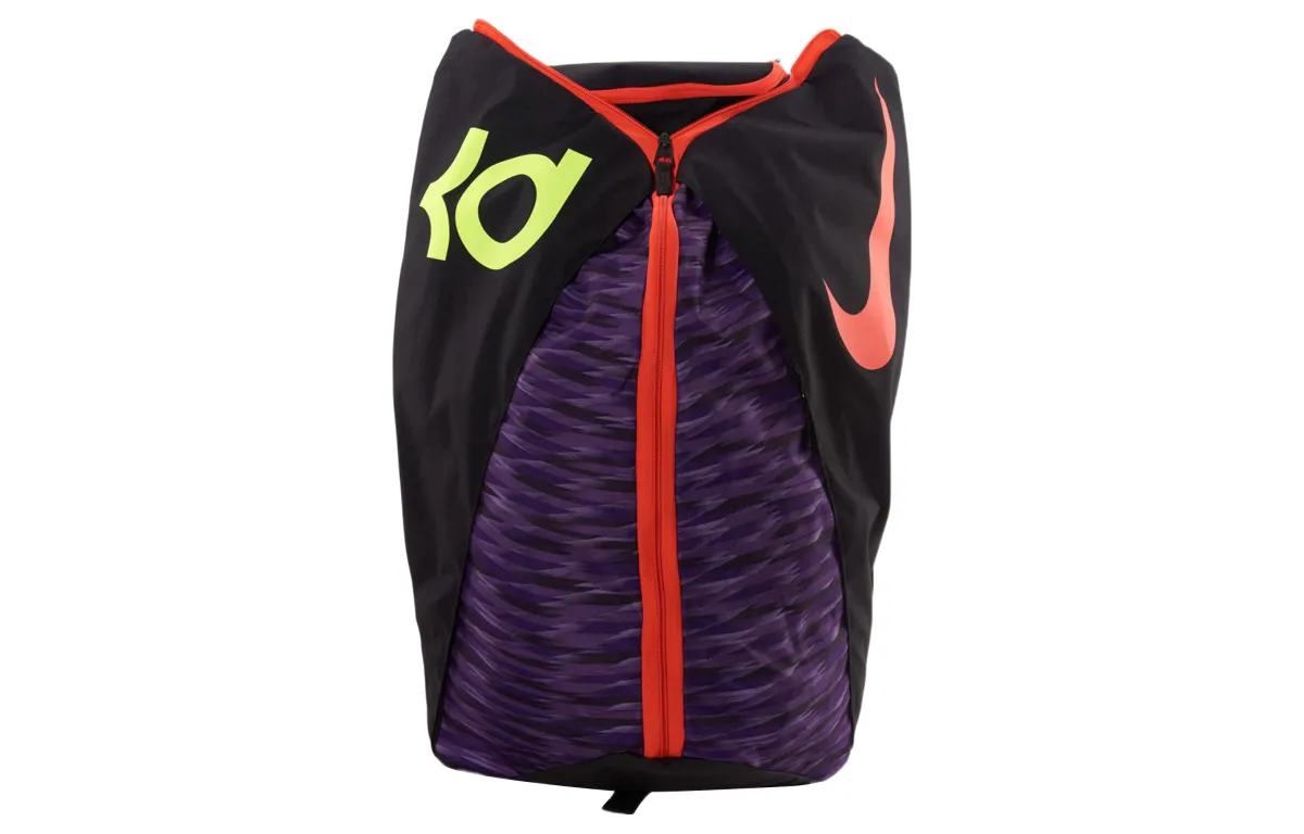 Nike Polyester Backpack Regular Unisex Black & Red