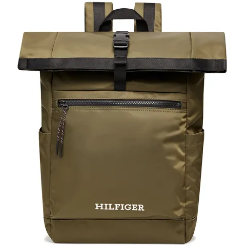 Tommy Hilfiger Polyester Backpack Medium Men's Army Green