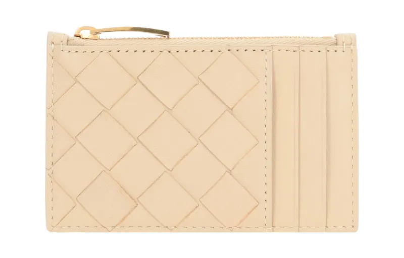 Bottega Veneta Intrecciato Zipped Cardholder