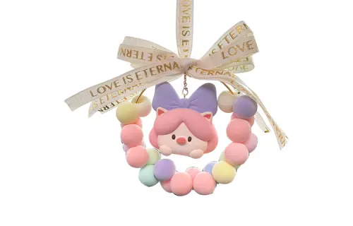 Pendant for car, cartoon rear view mirror, perfume, universal aromatherapy, princess style