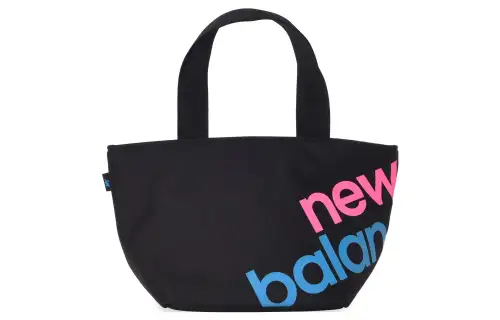 New Balance Polyester Tote Bag, Shopping Bag, Handbag Regular Unisex Black