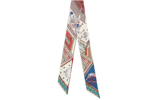 HERMES Twilly Scarves Unisex Multicolor