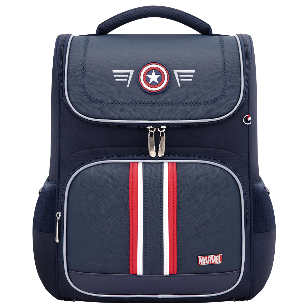 Disney Marvel, Collaboration Polyester Backpack Large Men's Navy Blue