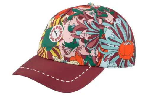 PUMA Polyester Baseball Caps Unisex Red