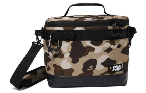 A BATHING APE Polyester Handbags Medium Unisex Light Umber