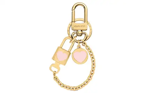 LOUIS VUITTON Keychains Unisex Gold