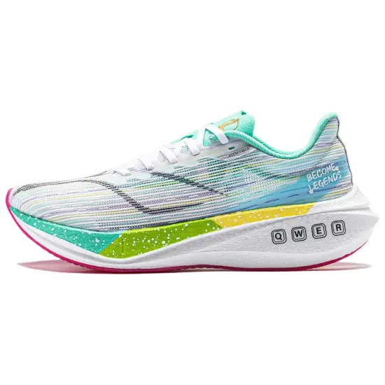 LINING Feidian 3 Challenger Running Shoes Women's Low-Top Standard White