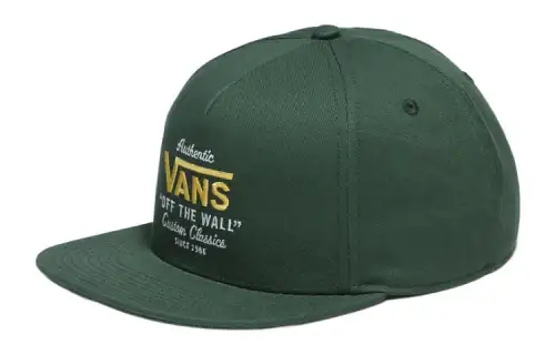 Vans Cotton Baseball Caps Men's Green
