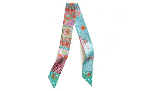 HERMES Scarves Unisex Multicolor