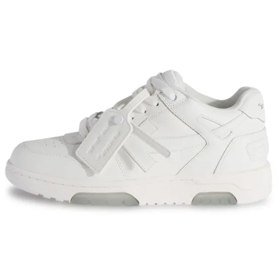 OFF-WHITE Out Of Office Calf Leather Triple White Women's