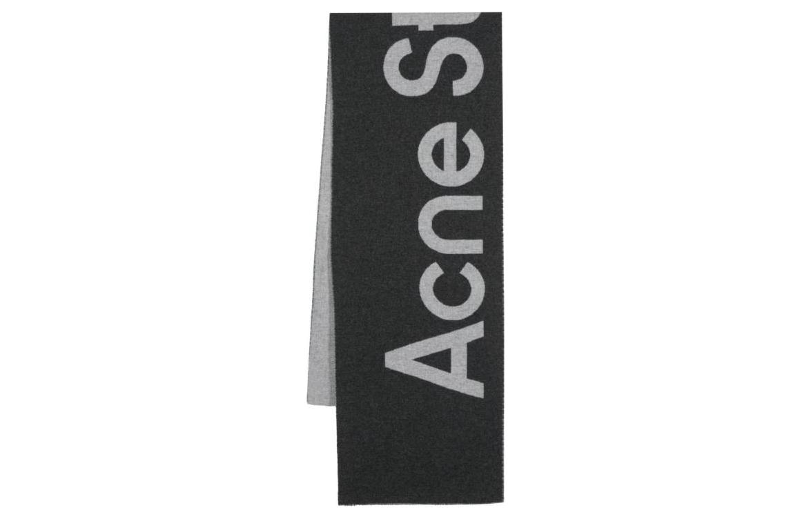 Женский шарф Acne Studios (серый)