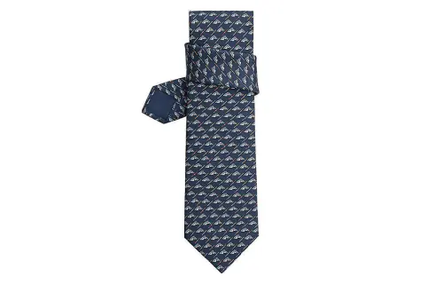 HERMES Ties Men's Blue