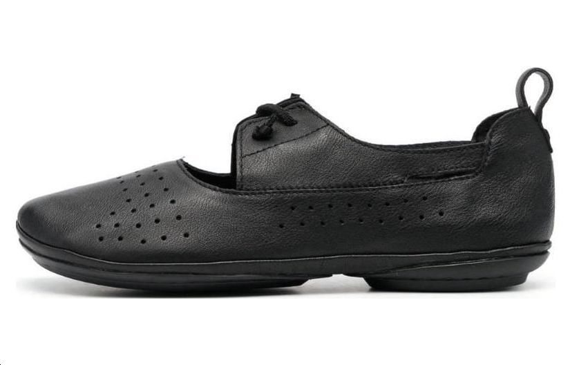 CAMPER Правая кожа Нины нескользящие Износостойкий женский для отдыха туфли женский черный