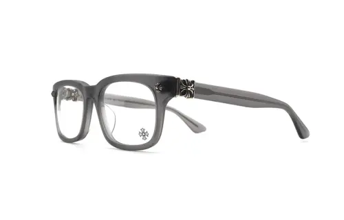 Chrome Hearts Square Eyeglass Frames Unisex Black
