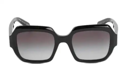 PRADA Acetate Square Sunglasses Women's Black
