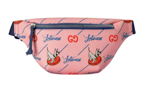 GUCCI Canvas With Leather Fanny Pack Regular Kids' Pink