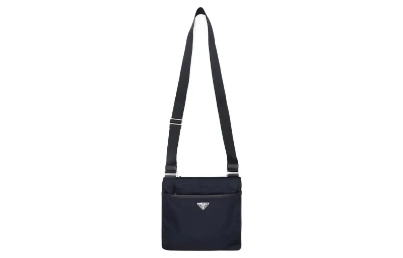 PRADA Nylon Shoulder Bag, Crossbody Bag Men's Marine Blue