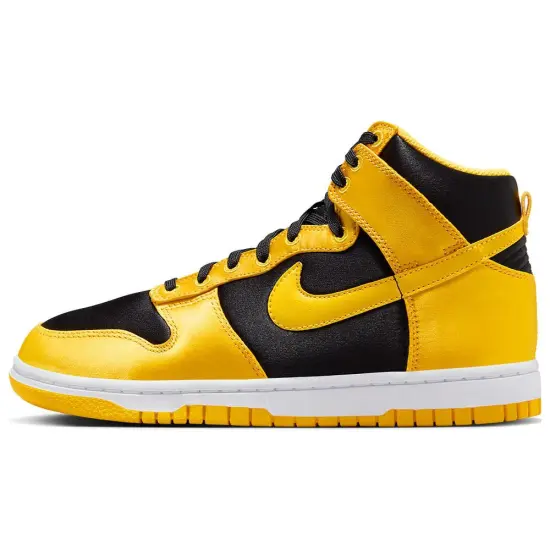 Nike Dunk High Satin Goldenrod Women's