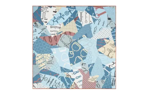 HERMES Knit Scarves Women's Multicolor