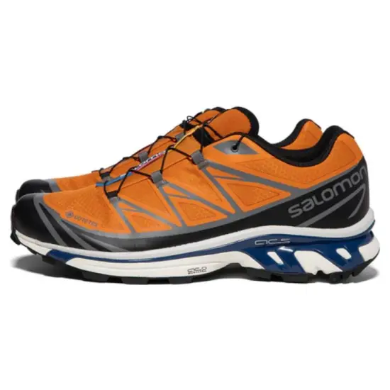 SALOMON XT-6 Gore-Tex Utility Marmalade Black Navy