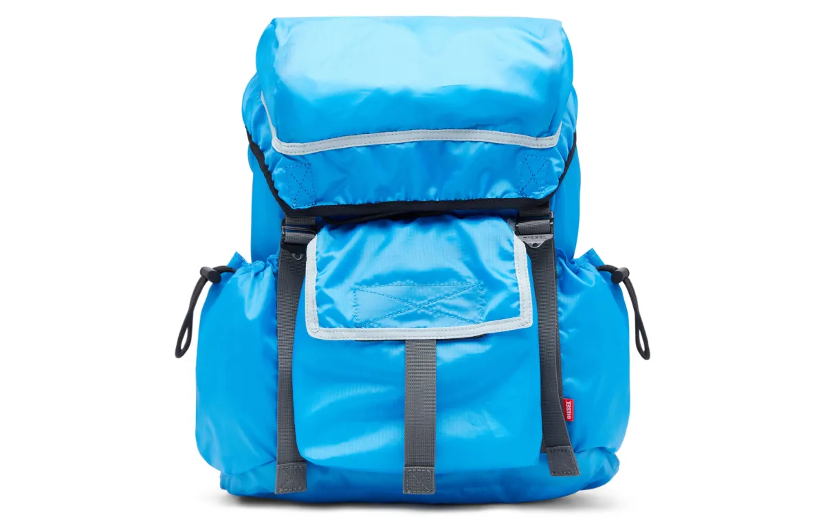 DIESEL Polyester Backpack Regular Unisex Blue