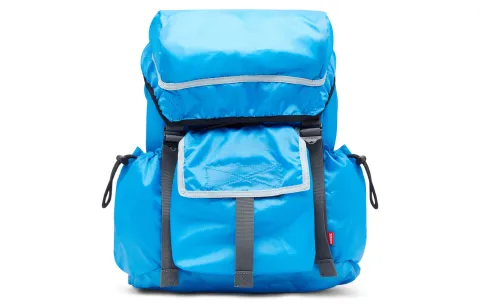 DIESEL Polyester Backpack Regular Unisex Blue