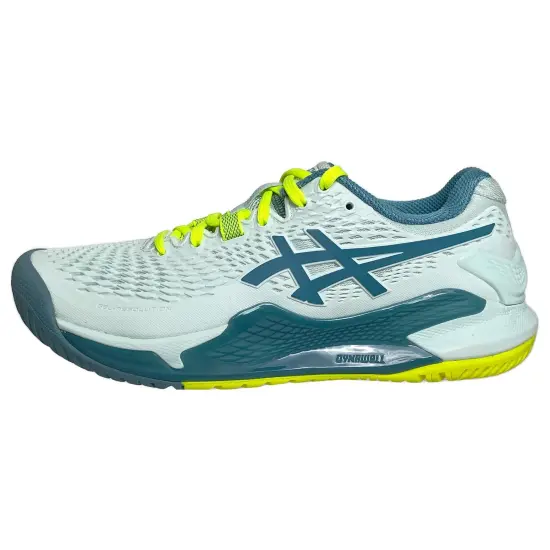 Asics Women's Gel Resolution 9 Wide 'Soothing Sea Gris Blue'