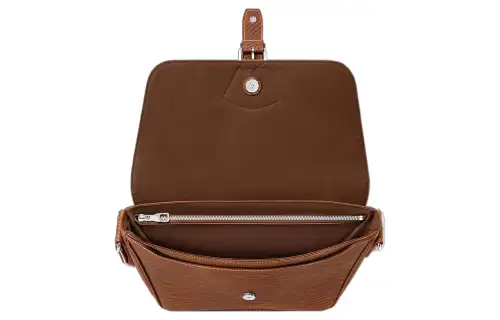 LOUIS VUITTON Montsouris Calfskin Messenger Bag, Shoulder Bag, Crossbody Bag Men's Brown