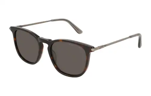 Bottega Veneta Acetate Irregular Shape Sunglasses Unisex Tortoiseshell