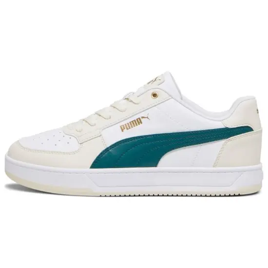 Puma Caven Series Skateboarding Shoes Unisex Low-top White/Green