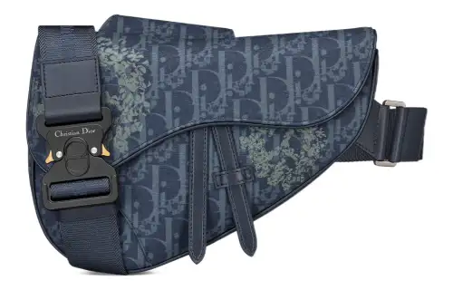 DIOR Saddle Denim Saddle Bag, Shoulder Bag, Crossbody Bag Men's Blue