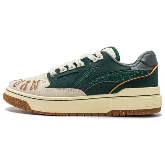 LINING Rookie 2 Skateboard Shoes Men Low-Top Lush Green