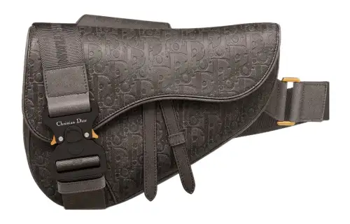 DIOR Saddle Calfskin Saddle Bag, Shoulder Bag, Crossbody Bag Men's Brown