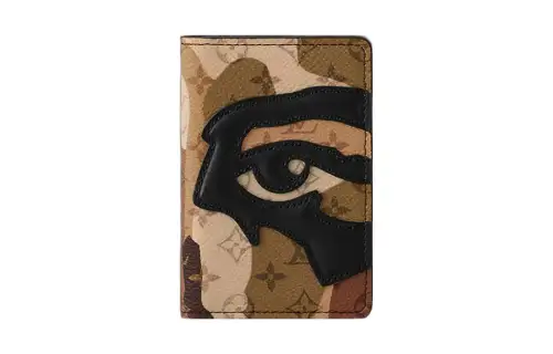 LOUIS VUITTON Pocket Organizer Tan Brown