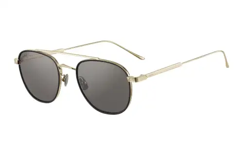 CARTIER Titanium Aviator Sunglasses Unisex Silver