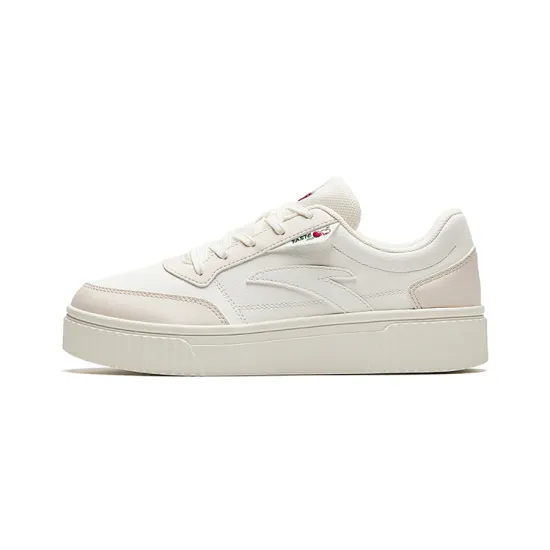 ANTA Life Collection Skateboard Shoes Women's Low-Top White