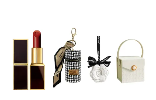 YSL, set, lipstick, perfume, aromatherapy, gift box for professional use, square tube, sample, 1.3g, Birthday gift