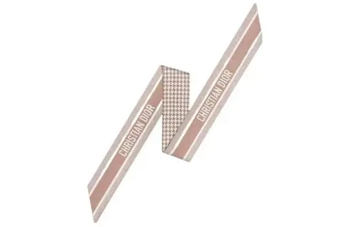 DIOR 30 Montaigne Mulberry Silk Scarves Unisex Rose Pink