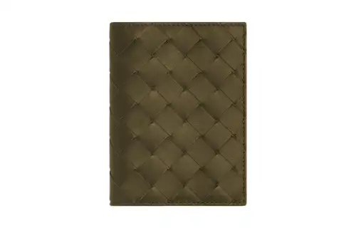 Bottega Veneta Intrecciato Flap Wallet