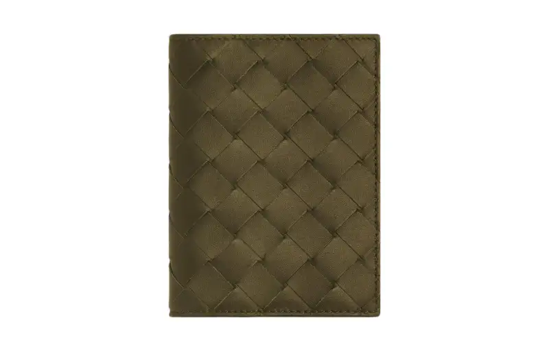 Bottega Veneta Intrecciato Flap Wallet