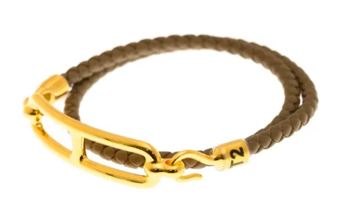 HERMES Roulis Bracelets Women's Brown