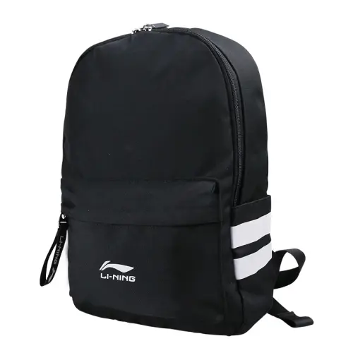 Li Ning Polyester Backpack Medium Unisex Black