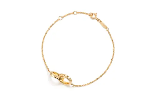 TIFFANY & CO. Tiffany Tiffany 1837® Series Buckle Ring Link Letter Hollow Decoration Bracelet Women's Gold