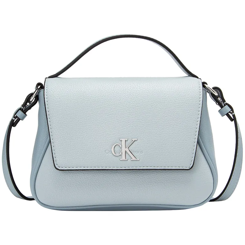CALVIN KLEIN Pu Crossbody Handbag Women's Light Blue