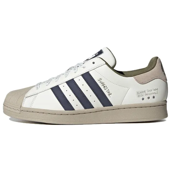 Adidas Originals Superstar 'White Beige Navy'